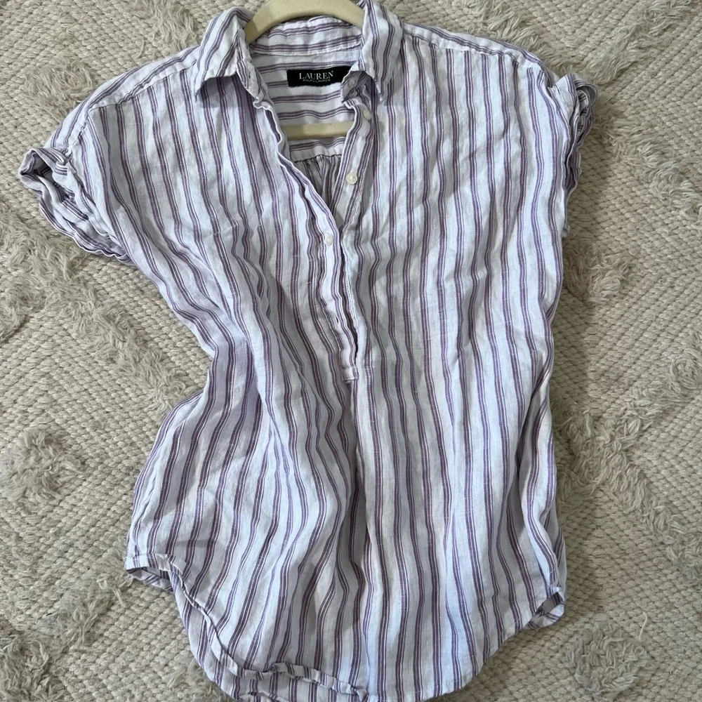 Linen Ralph Lauren top - Picture 2 of 9